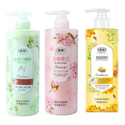 Fupei Frezya Essence Shampoo, Shower Gel and Hair Cream Set