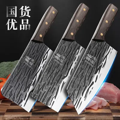 Longquan mutfak bıçak seti dövme keskin şef