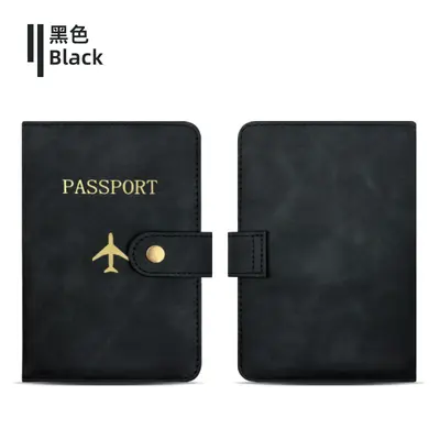 Pasaport koruyucu PU deri cüzdan, çok kartlı, belge saklama - 10