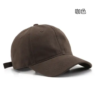 Logolu nakış baskılı yumuşak üst beyzbol şapkası, saf pamuklu ördek gagası şapkası, derin üst, sert üst, yüksek kaliteli geniş baş çevresi şapka. - 9