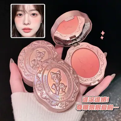 kakashow少女心浮雕渐变腮红低饱和持妆自然纯欲显嫩女胭脂腮红粉