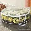Transparent PVC Christmas Wreath Zipper Storage Bag - 8