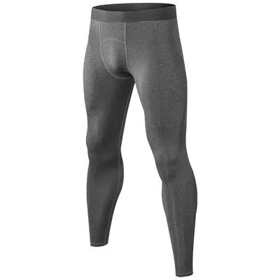 Men's Compression Fitness Long Pants, Quick-Dry, Breathable, Stretch - 11