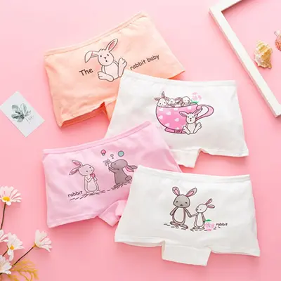 Baumwoll-Boxer-Slip für Mädchen - 12