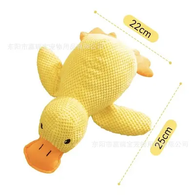 Plush Squeaky Dog Toy Durable Teddy and Corgi Figure - 11