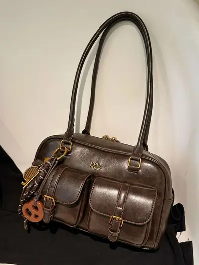 Women's Boston Bowling Bag, Large Capacity, Single Shoulder Underarm Bag - 4