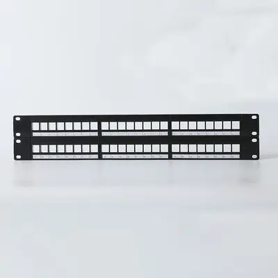 24-Port Cat6 Durchgangspatchfeld, 48-Port Cat5e Telefon-Patchfeld - 8