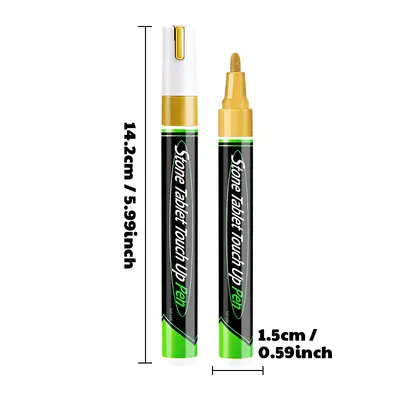 Grabstein-Inschriftenstift, 3 mm Metallspitze, wasserfest, hitzebeständig