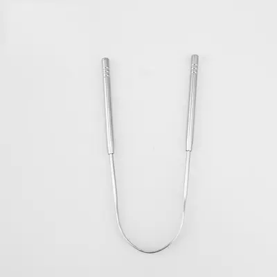 304 Stainless Steel Tongue Scraper, Tongue Cleaning Brush for Bad Breath