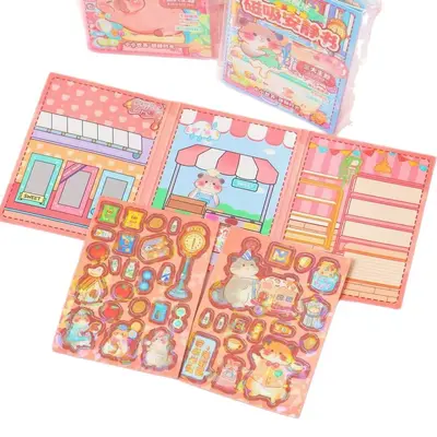 Mini Magnetic Quiet Book Children's DIY Educational Toy - 5