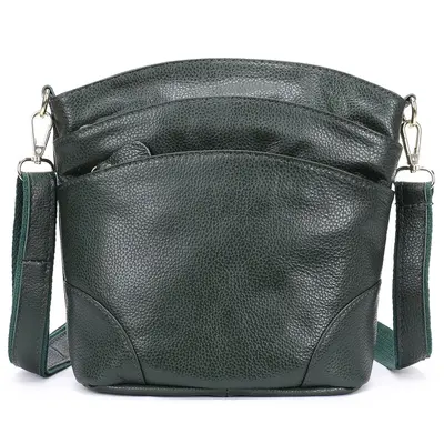 Genuine Cowhide Bucket Bag, Middle-Aged Mom Style, Single Strap - 6