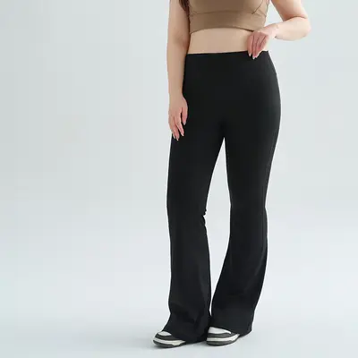 Women's High-Waist Tummy Control Yoga Pants, Thin Moisture-Wicking Sports Long Pants - 12