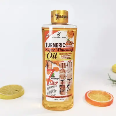 Kurkuma-Ingwer-Körpermassageöl, wärmend, 200 ml