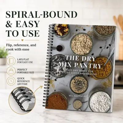 TK neues Modell THE DRY MIX PANTRY Heimrezeptbuch für trockene Mischpulver