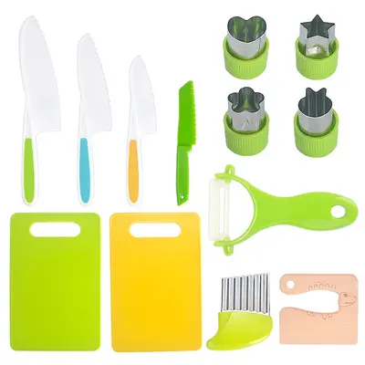 Çocuk mutfak oyuncağı, plastik bıçak seti - 8