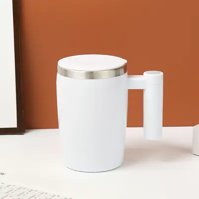 电动搅拌杯懒人水杯便携电动磁力旋转全自动咖啡杯豆浆杯不锈钢 - 7