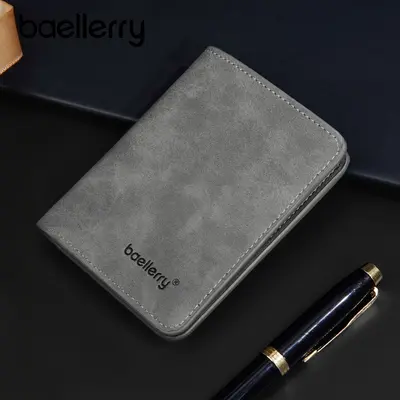 Baellerry erkek cüzdanı, kısa, buzlu yüzeyli, büyük kapasiteli - 4