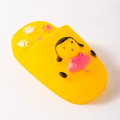 热销厂家直销宠物用品鞋子系列搪胶发声玩具磨牙啃咬耐咬狗狗玩具