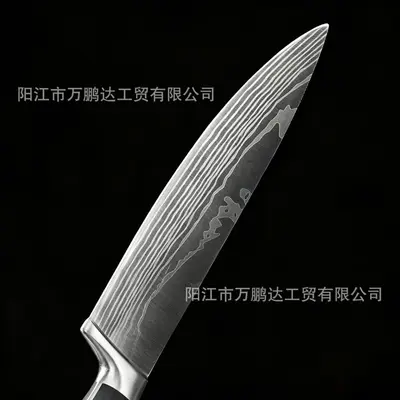 Yangjiang Damaskus-Muster Küchenmesser-Set mit Chef- und Santoku-Messer - 4