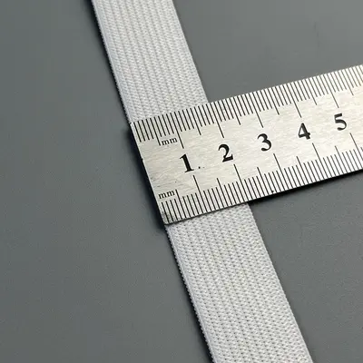 Elastikband 4 cm hohe Elastizität Schwarz Weiß Bekleidungszubehör - 10