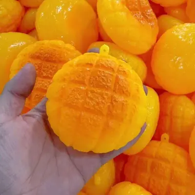 Hong Kong Style Pineapple Bun Squishy Stress Toy, Large Slow-Rebound - 7
