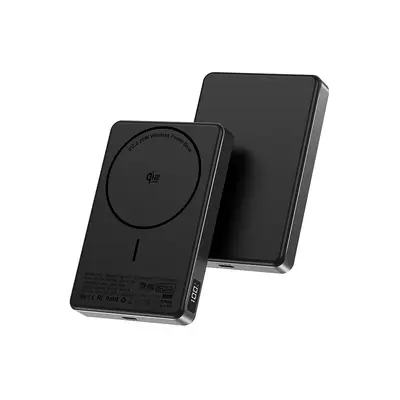 Qi2.2 Sertifikalı Manyetik Kablosuz Powerbank 25W Hızlı Şarj 45W Çıkış Pil Göstergeli Kablosuz Taşınabilir Güç Kaynağı - 7