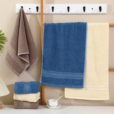 Baumwoll-Handtuch Geschenkset, einzelnes Badetuch