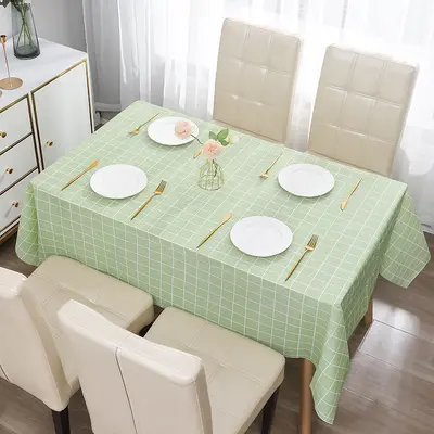 Waterproof PEVA Checkered Tablecloth, Oil-Resistant, Wipe-Clean - 4