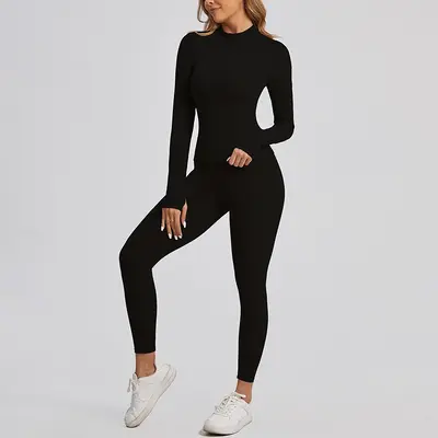 Damen Sportset Herbst Winter Pilates Yogabekleidung - 11