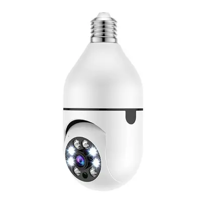 Factory Direct E27 Bulb Camera Wireless WiFi Full Color Night Vision HD 360 Degree Panoramic Home Security Monitor