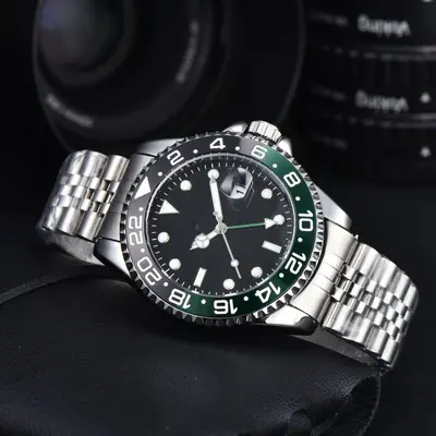 Men's 4-needle ceramic ring quartz watch - 9
