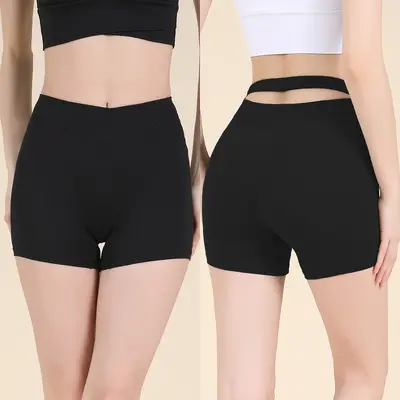 Women's Drawstring Yoga Shorts, Seamless, Butt-Lifting, 3/4 Length - 12