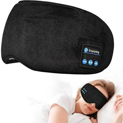Bluetooth Sports Headband and Sleep Mask Earphones 2-in-1