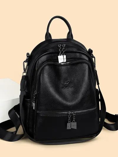Hochwertige weiche Damen-Rucksäcke neues Modell minimalistisch vielseitig große Kapazität Reiserucksack Wickeltasche multifunktional Schulrucksack