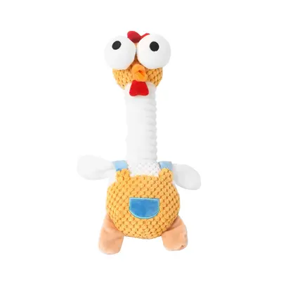 Unzerstörbares Quietschspielzeug Langhals-Huhn für Hunde - 6