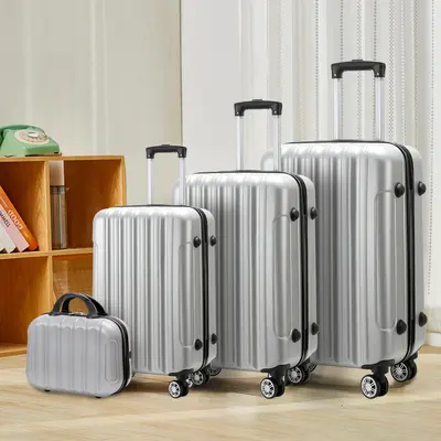 ABS+PC Luggage Set with Combination Lock and Universal Wheels - 1