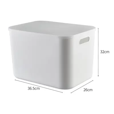 Schreibtisch-Aufbewahrungsbox, Wäschekorb, geschlossenes Design - 12