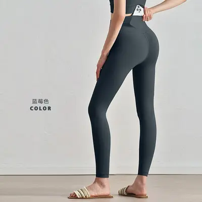 Women's High Waist Butt Lifting Yoga Pants, Thin Summer Fitness Leggings - 10