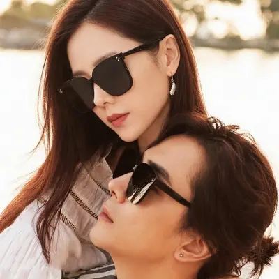 New GM sunglasses for women, high-end, face-revealing, small GM polarized sunglasses for men, anti-UV sunglasses wholesale