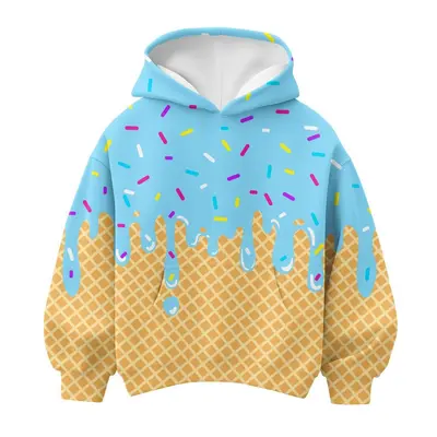 Kinder-Kapuzenpullover, dünn, maschinenwaschbar - 9