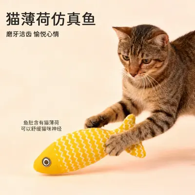 5-Piece Cat Toy Set with Interactive Teaser Toys, Catnip and Silvervine Teeth-Cleaning Pet - 3