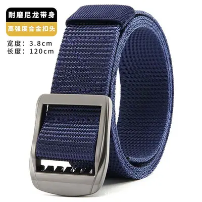 Nylon Tactical Canvas Belt, Outdoor and Casual Use, Japanese Buckle - 9