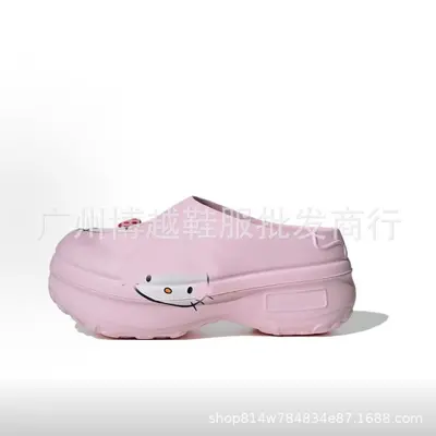 Yaz Kalın Taban Mule Aşçı Ayakkabısı, Kapalı Burun, Hafif, Unisex - 9