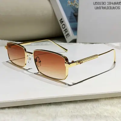 Old Money Style Men's Sunglasses, Small Frame, UV Protection - 9