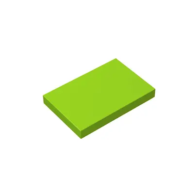 Building Blocks 26603 2x3 Smooth Plate Parts, 1 kg