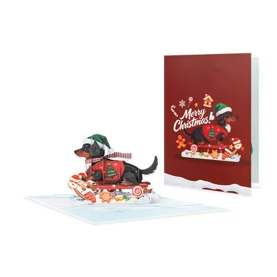 2026 Christmas 3D Pop-Up Greeting Card, Handmade - 9