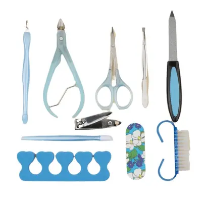 Maniküre-Set, 10-teilig, Nagelfeile und Polierwerkzeuge - 5