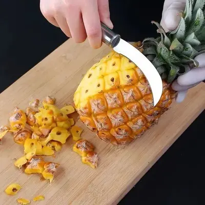 Muz ve ananas bıçağı, eğri, ev kullanımı