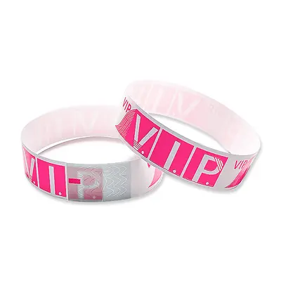 Disposable Colour-Coded ID Wristbands for Amusement Parks and Playgrounds, PP Synthetic Pa - 8