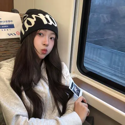 Jacquard Knit Beanie Hat for Women and Men, Autumn Winter, Warm